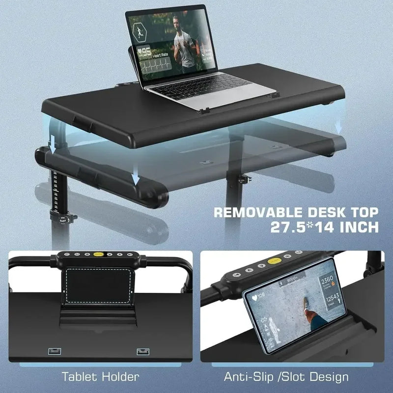 15% Incline Under Desk Treadmill with 3.5HP Motor | SAMAG