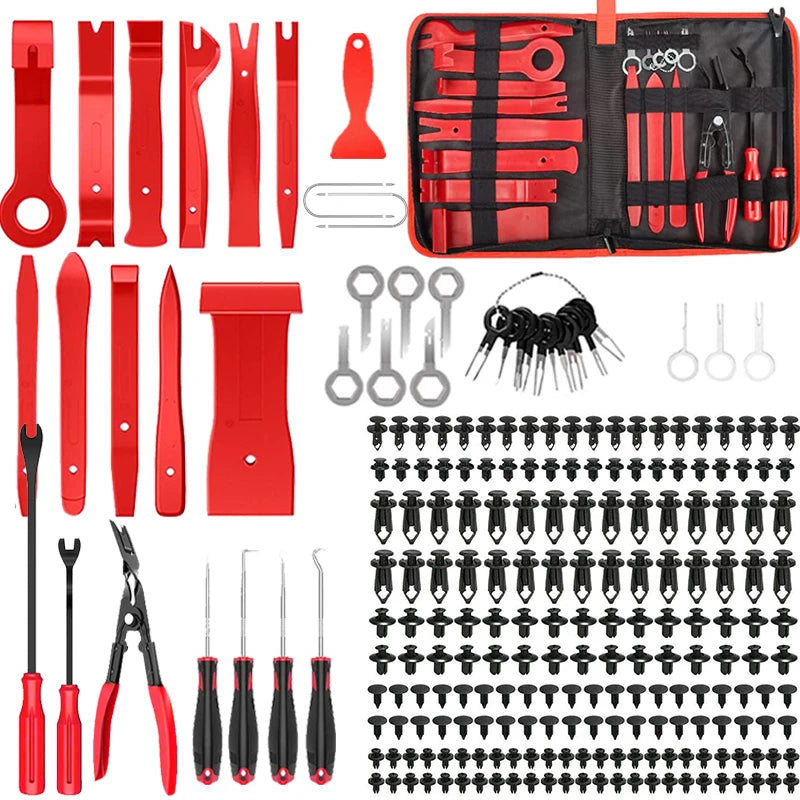 2023 Car Disassembly Trim Tool Auto Accessory Complete Toolbox For Car Repair Sound Audio Removal Repair Professional Hand Tools
