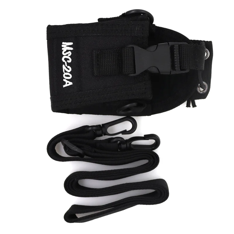 Tactical Molle Radio Walkie Talkie MSC-20A Nylon Pouch Waist Bag Holder Pocket Portable Interphone Case  for Hunting Camping