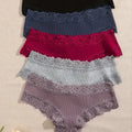 3Pcs/set Women Cotton Lace Panties Floral Intimate Underwear Trendy Patchwork Lace Briefs Female Soft Underpants Lingerie S-XL