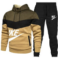 Men Autumn Winter Sets Zipper Hoodie Pants Pieces Casual | SAMAG
