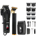 T9 Vintage Men's Electric Hair Clipper Beard Trimmer/Rechargeable Hair Cutting Machine With Nose Hair Trimmer Kit Boyfriend Gift