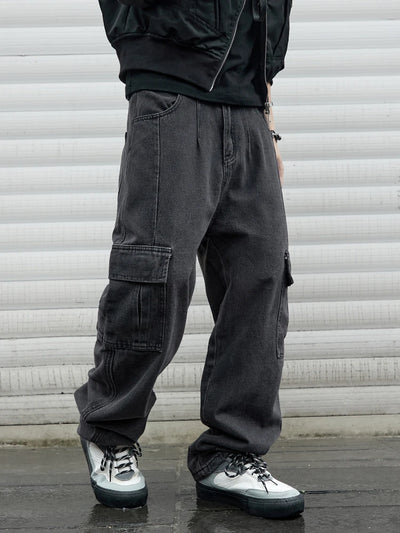Y2k New Baggy Jeans Male Hip Hop Harajuku Trousers Wide | SAMAG