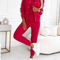 Autumn Three-Piece Set Women's Suit Striped Tape Patch Buttoned Jacket + Tank Top + Pants Sets Lady Sportswear Casual Tracksuits