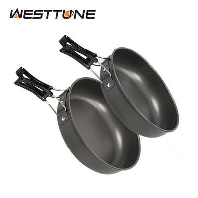 WESTTUNE Camping Frying Pan Aluminum Picnic Plate Dish | SAMAG