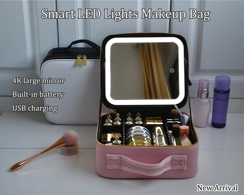 New Upgrade Large Capacity Cosmetic Bag Hot-selling Professinal Women Travel Makeup Case