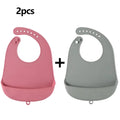 Baby Bib Adjustable Waterproof Bibs Babies Soft Edible Silicone Newborn Saliva Dripping Towel Drooling Children Scarf BPA Free