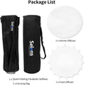 Selens 120cm Sixteen Horns Deep Parabolic Folding Umbrella Softbox Photo Studio Kits Photography Accessories Softbox Honeycomb