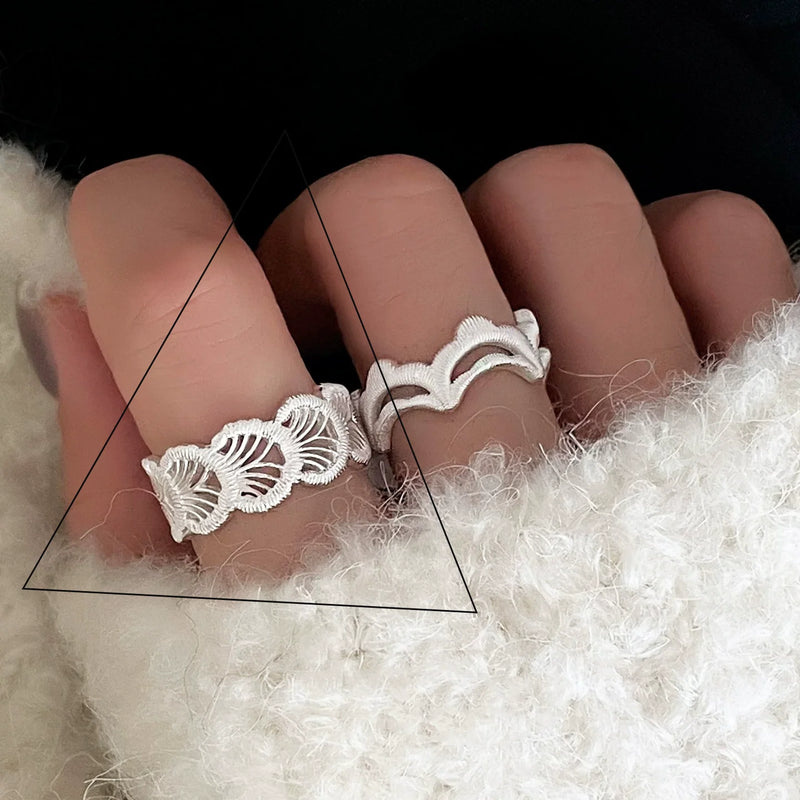 VENTFILLE 925 Sterling Silver Bow Tie Open Finger Ring For Women Gift Cute Design Fashion Jewelry Gift Wholesale