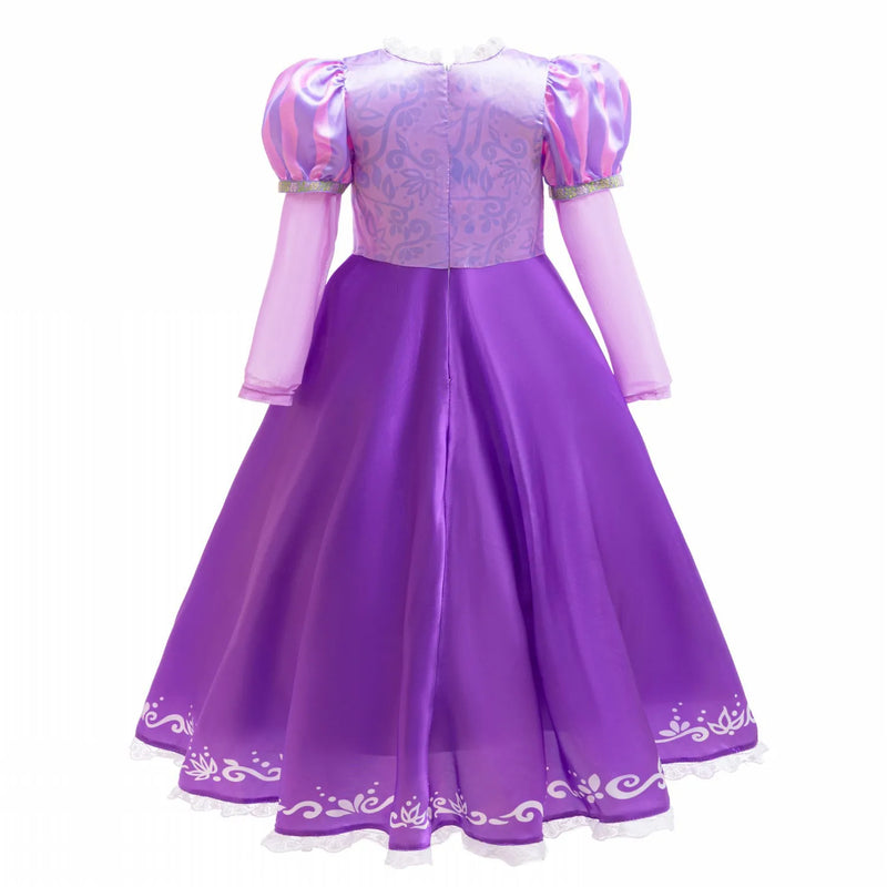 Rapunzel Dress for Princess  Tangled Cosplay Costume Halloween Cosplay Christmas Carnival Birthday Party Fancy