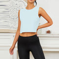Sports Shirt Vest Loose Seamless Breathable Quick Drying Top Gym Running Fitness Yoga Clothing Lightweight Tops For Women