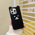 Bear For iPhone 16 15 14 13 12 11 Pro Max Case Soft Silicone Soft Case