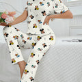 Women's 2-piece Disney Mickey and Friends Cute Cartoon | SAMAG