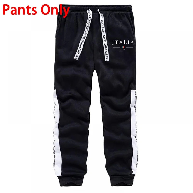 Italy Fashion Hooded Sweatshirt and Sweatpants Autumn | SAMAG