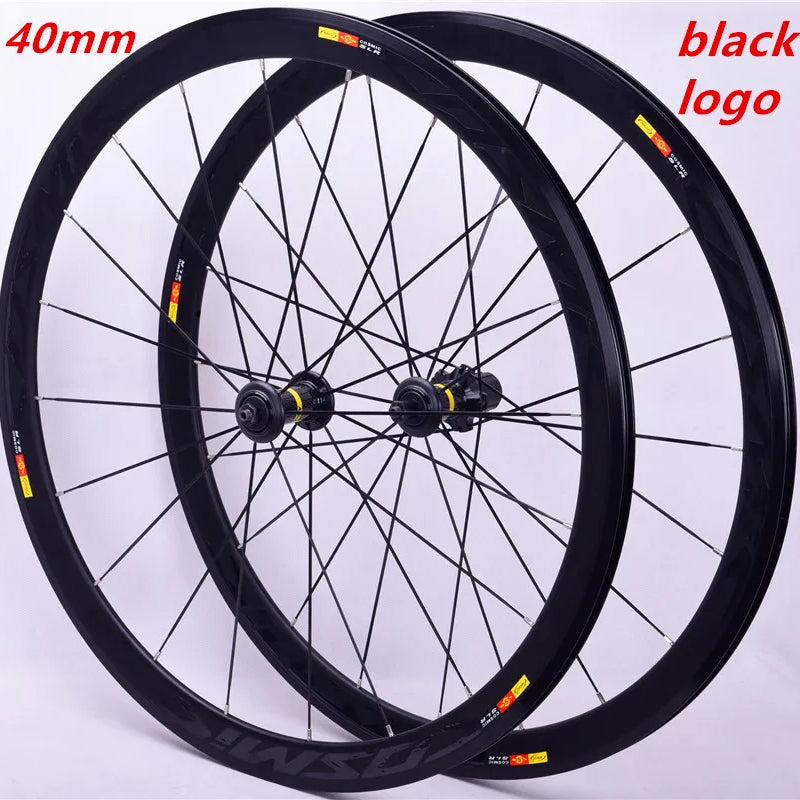 New 700C 30/40/50mm Road Bike Alloy Bicycle Wheelset Clincher Rim V Brake Disc Brake Thru Axle Center Lock Hubs Wheels Rim Brake