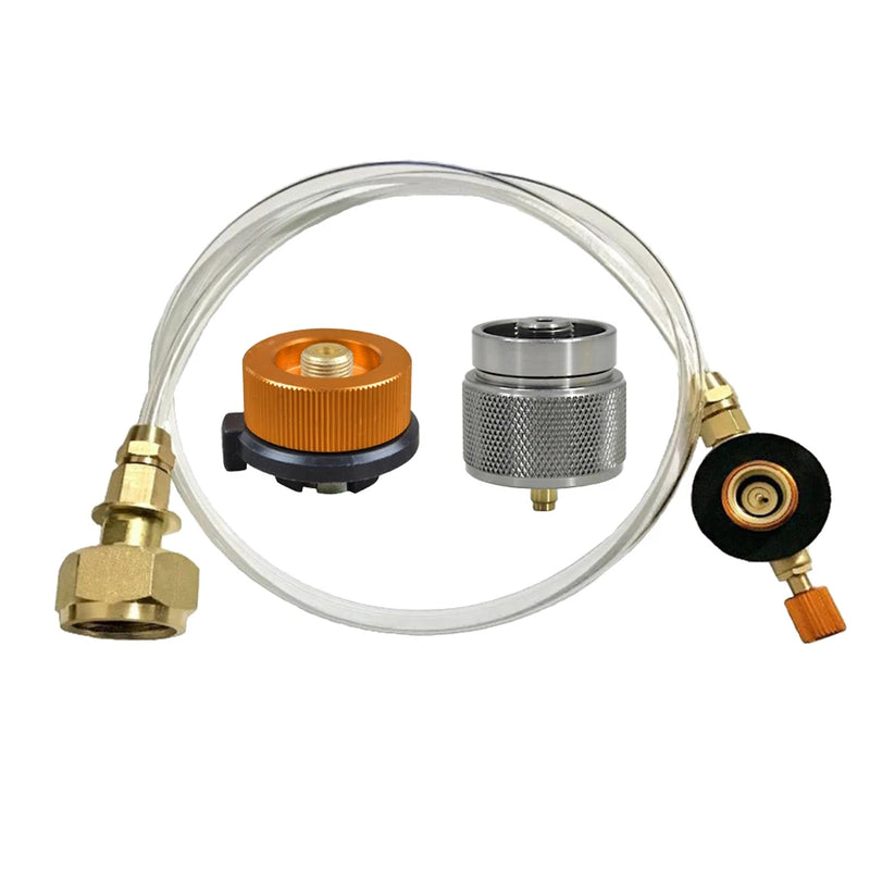 RU and EU Outdoor Cylinder Filling Adapter Camping Gas Stove Gas Refill Adapter Gas Tank Furnace Connector Accessories