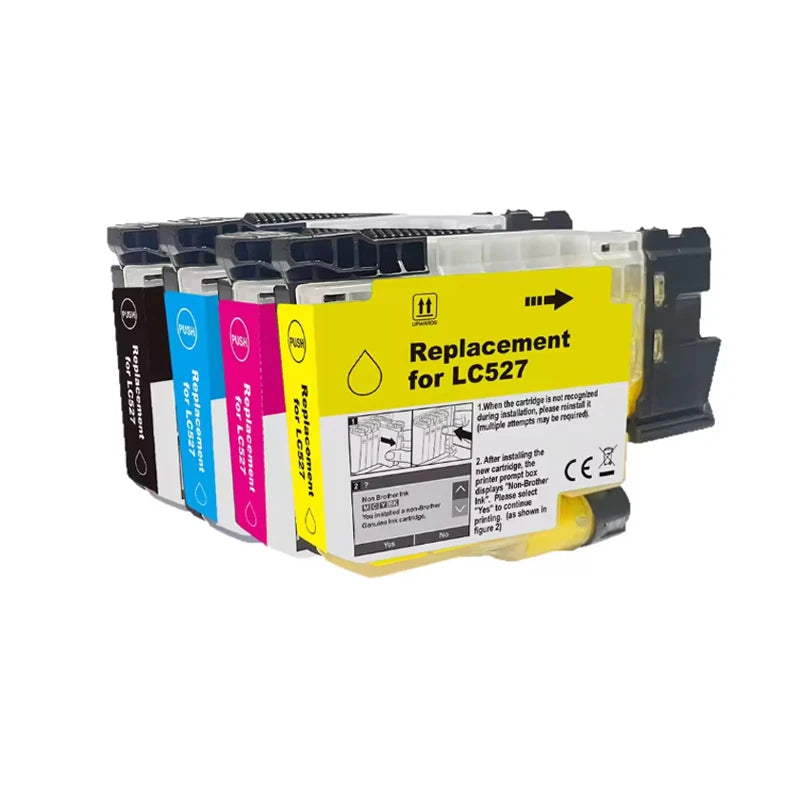 LC-527 LC527 LC 527 Compatible Inkjet Ink Cartridge For Brother MFC-J4550DW J4350DW 4550 4350 Printer