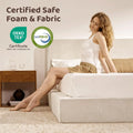 Cloud Upholstered  Bed Frame with Headboard, 5 Inch Foam Padded Platform, No Box Spring, Easy Assembly , Customized