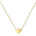 K Gold Plated Heart Necklace |Silver Plated Necklace Cute Dainty Love Pendant Necklaces for Women Gift for Girls Gift for Women