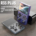 Video Game Console Handheld Retro R35 Plus Open Source Linux 3.5 Inch IPS Screen Portable Pocket Video Player Gaming 64GB Games