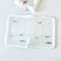Cute A6 Stationery Storage Folder File PP Twill Zipper Pouch Document Bag Zip File Folder School Office Supplies