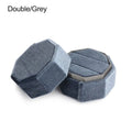 Hexagon Shape Velvet Jewelry Box Double Ring Storage Box Woman Gift Earrings Package Case Wedding Ring Display Packaging Box