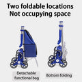 Silent Electric Climbing Shopping Cart Household Foldable Shopping Bag with Wheels Large Capacity Portable Electric Handcart
