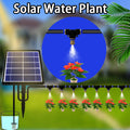 Solar Misting System Plants Watering Irrigation Kit 10/15pcs Brass Nozzle for Garden Supported Automatic Watering Device