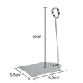 Metal Label Clip Bread Price Card Bakery Cake Shop Card Clip Display Standing | Loripos