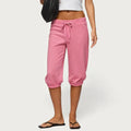Women Sweatpants Capri Pants Casual Solid Elastic Waist - View 9 | SAMAG