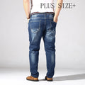 Plus Size Pants Business Men's Jeans 2Xl-6Xl Spring | SAMAG