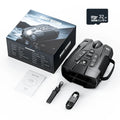4K Night Vision Binoculars 10x Digital Zoom 7-level Infrared Night Vision Tactical Flashlight Hunting Observation Equipment