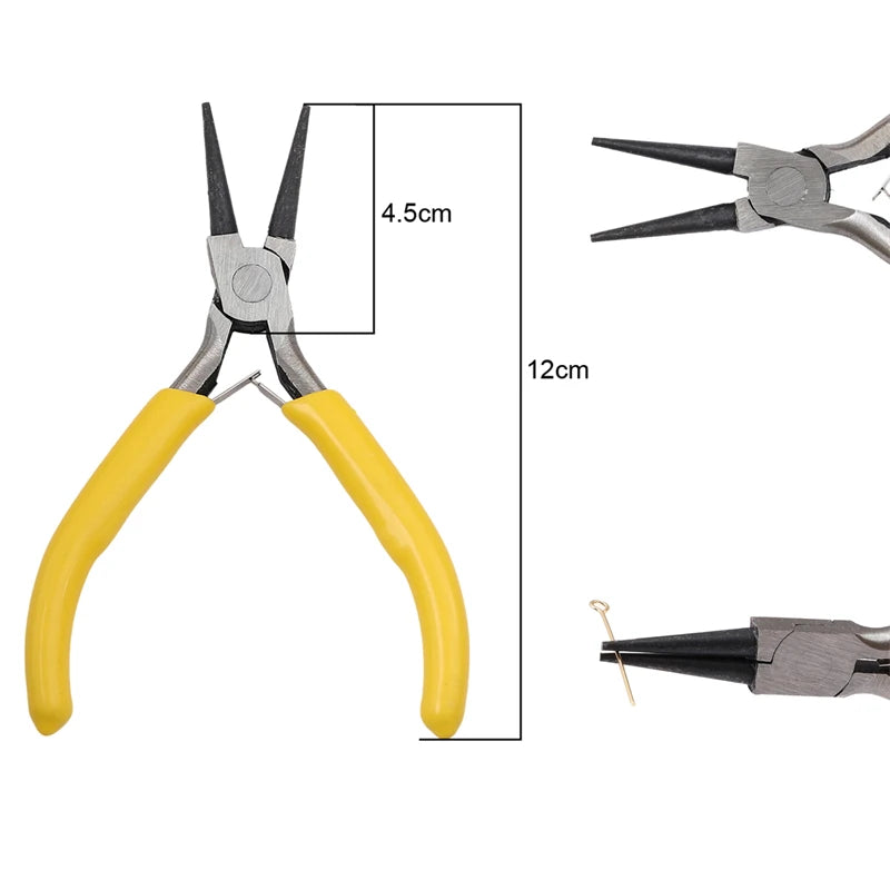 Multifunctional Hand Tools Jewelry Pliers with round Nose End - Cutting Wire Tool for DIY Handmade Jewelry Making Accessories