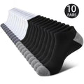 (10 Pairs) Men Breathable Ankle Socks Cushioned Sports | SAMAG