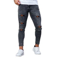 Men's Dropship Custom Label Logo Y2K Zipper Ripped Skinny | SAMAG