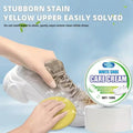 White Shoe Cleaner: Stain removal & whitening for sneakers, canvas, faux leather—fast, effective shoe maintenance polish