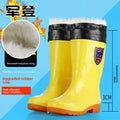 White Work Boots Waterproof Slip Resistant High And Medium Tube Food Hygiene Boots Rubber Shoes for Men Rain Boots