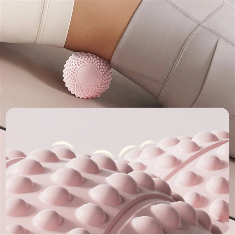 Yoga Ball Spinal Muscles Relax Double Ball For Hip Back Leg Acupoint Stimulation Massage TPE Fascia Peanut Ball Foot Massage