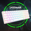 RK61 RK Royal Kludge Russian Gaming Keyboard Wireless Mechanical Keyboard 60% RGB Backlit 61 Keys Bluetooth/USB/2.4G Typewriter