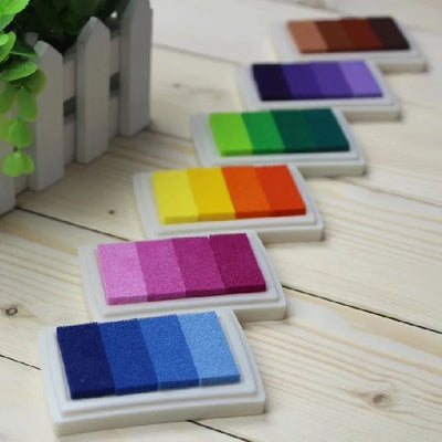 6 Colors Gradient Vintage Inkpad for Stamp DIY Crafts | SAMAG