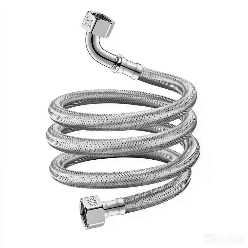 20/40/60/100/150/200cm G1/2 Inch Plumbing Explosion-Proof Flexible Braided Hose Faucet Water Pipe For Kitchen Bathroom Plumbing