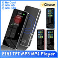 MP4 Player 1.8Inch MP3 MP4 Music Player HiFi Bluetooth 5.0 Support Card Built-in Speaker With FM Alarm Clock E-Book Recording