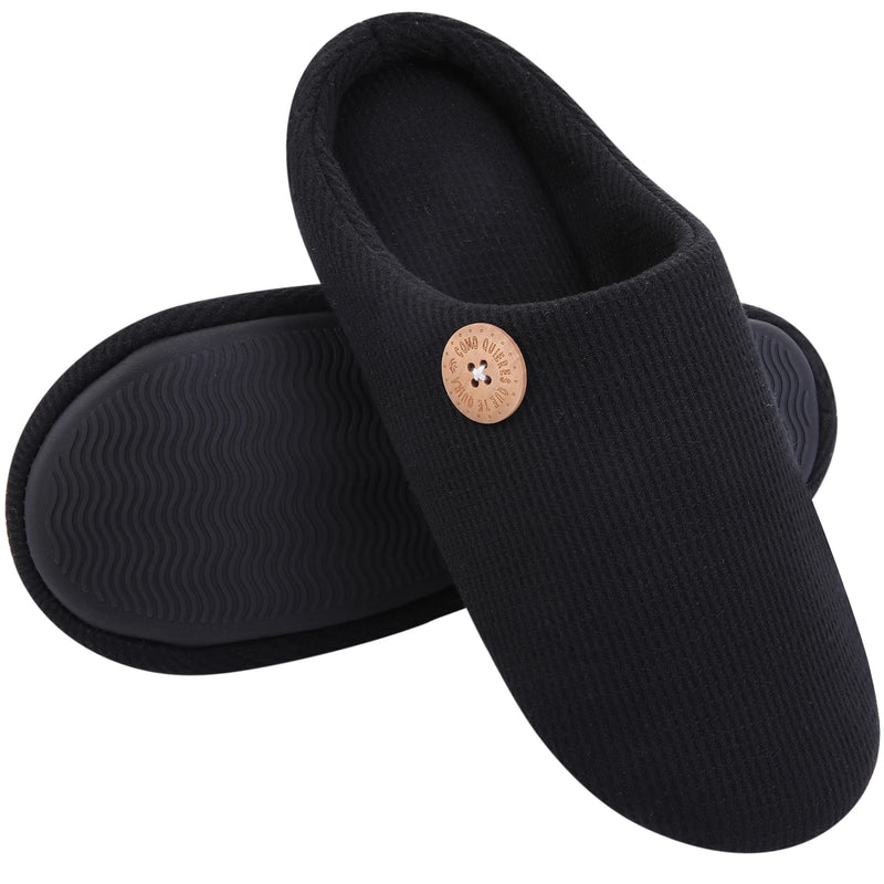 Asgard Plush Cotton Slippers For Men Winter Indoor Warm Anti-Slip Home Shoes Women Soft Memory Foam Furry Slides Bedroom Slipper
