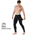 Men's Thermal Underwear Pants Winter Thick Fleece Lined Long Johns Warm Leggings Base Layer Bottoms