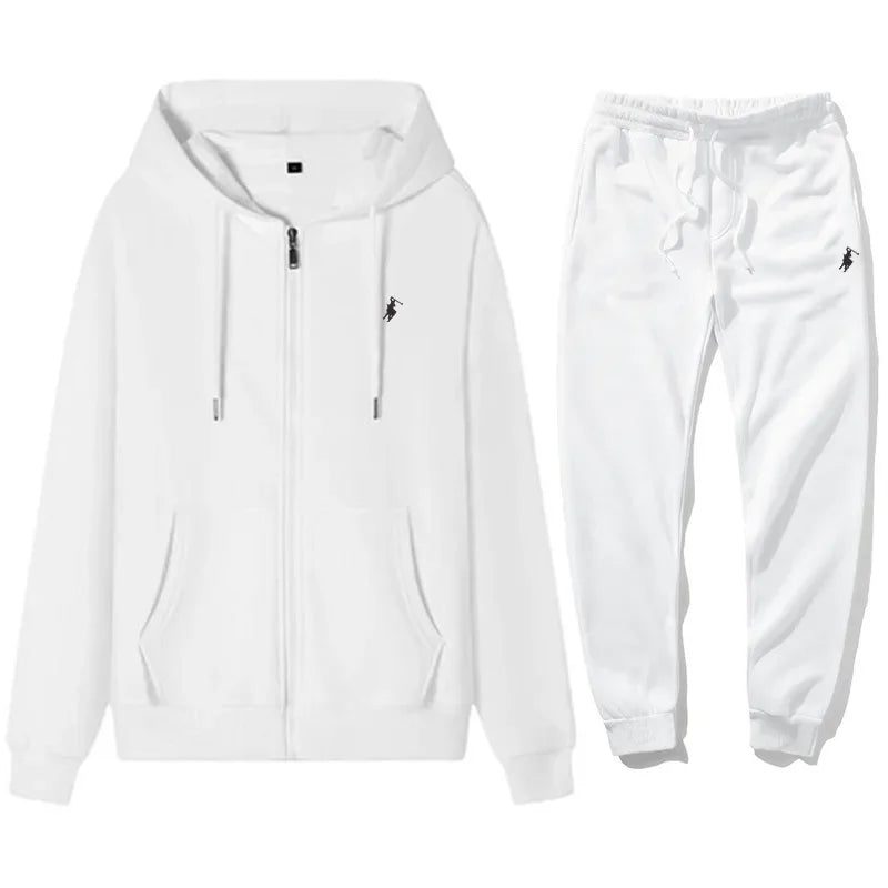 Men's classic hoodies and sport pants for autumn and winter, suitable for casual fitness, warmth and - View 5 | SAMAG