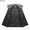 Autumn Winter New Men's Thickened Leather Jackets Fashion Solid Plush PU Leather Coats High Quality Men Warm Windbreaker Jackets