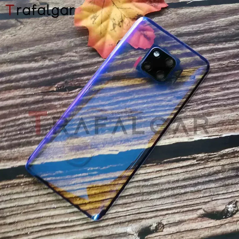 Glass Back Cover For Huawei Mate 20 Pro Battery Door Panel Rear Housing Case With Camera Lens Replacement+Adhesive Sticker