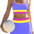 Women's Bikinis And Tankinis High Waist Color-blocked | SAMAG