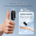 4K Mini Waterproof Camera with WiFi Wireless Portable Wearable Body Cam for Moto Bike Travel Helmet Outdoor Sports Vlog Shoots