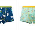4 Pack Boys Cotton Underwear Soft Comfortable Kids Boxer Briefs Cartoon Design
